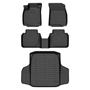Depituu Honda Floor Mats - Custom Fit Models, All Weather Protection, Easy to Clean, Non-Slip TPE, 3D Scanning Design, Waterproof, Odorless, Durable, High Edge, Full Coverage,car stuff,car essentials,car mats accessories,car floor mat seat cover full set