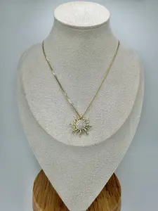 Vivandi Iced Sun Necklace