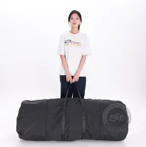 51.2″x19.7″ Canvas Zipper Bag【Flower/Grass Wall】 Organiser