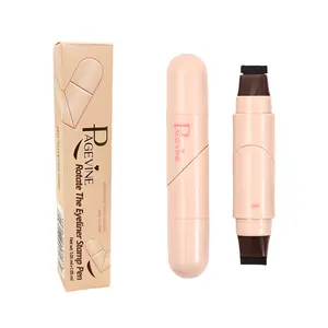 PAGE VINE Rotating Eyeliner Stamp Pen Dual-Head Design with Wing Stamp Quick-Dry Long-Lasting Smudge-Proof for Easy Cat Eye Sharp Winged Lines All-Day Makeup Wear Beginner-Friendly Everyday Tool for Women