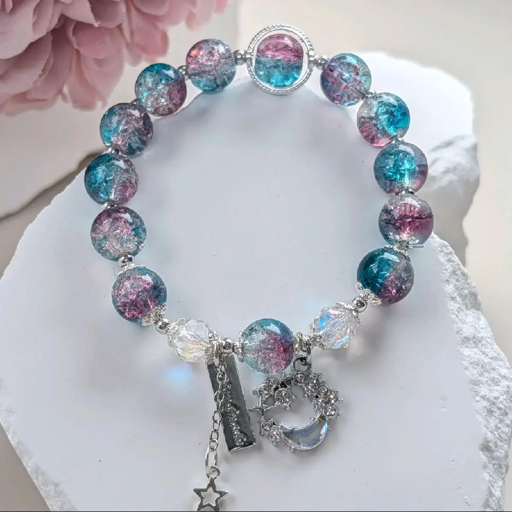 Nebula Mist Bracelet, Eco-Friendly Artisanal Jewelry