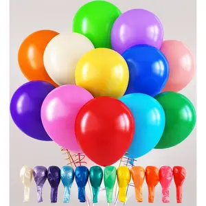 120pcs 12 Inch Large Latex Balloons, Assorted Colors - Bulk Party Balloon Kit for Garland, Arch, Backdrop Decoration - Birthday, Wedding, Baby Shower, Graduation Supplies