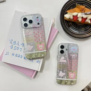 Meteor Pattern Apple Butterfly Case for iPhone 17 Pro Max, Creative Fashion Phone Cover Accessories, Compatible with iPhone 16 Pro Max, 15 Pro Max, 14 Pro