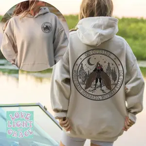 Worst Case Scenario Mothman Hoodie Sweatshirt Mountain Themed Shirt Hiking Outdoor Shirts Wilderness Graphic Tee Funny Camping Sweatshirts Casual Classic Vintage Basics Street Unisex T-shirts Size S-5XL