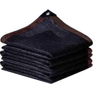 Shade Cloth, 80%-90% Garden Shade Mesh Net with Grommets, Outdoor Black Sunblock Neting Antifreezing Cover for  Pergola Patio Greenhouse Chicken Coop, 3x12FT