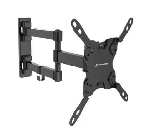 Full Motion Tilt and Swivel Dual Arm TV Wall Mount for Most 13 in. - 42 in. LED/LCD TVs - Black