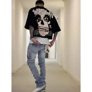 Style Print Tee Shirt, Tees for Men, Pure Cotton Fabric - Comfortable And Energetic Summer Street Style Short Sleeved T-Shirt, Cool Design Retro Summer Men'S Daily Wear T-Shirt