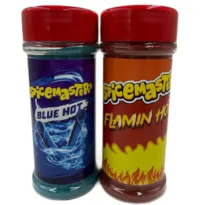 SPICEMASTERS Twin Heat Seasoning Collection – Original Flamin Hot and Blue Hot Proprietary Spice Blend Set