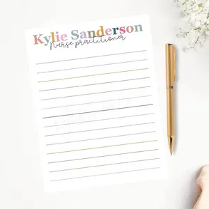 5x7 Custom Name/Occupation Notepad