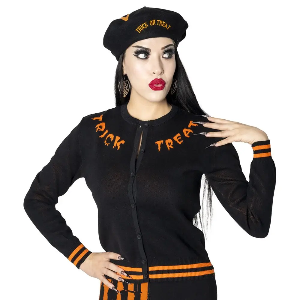 Trick Or Treat Cardigan Cute Halloween