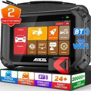 ANCEL V5BT Bidirectional OBD2 Scanner, Automotive Wireless Diagnostic Scan Tool with ABS Bleeding, ABS TPMS SAS BMS Oil Resets, Full System Car Diagnostic Scanner, 2 Years Free Updates