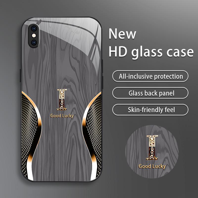 Suitable for [iPhone Xs Max] Brand new premium phone case, drop-proof and fingerprint-resistant，sophisticated and minimalist design, with 26 English letters to choose from 995