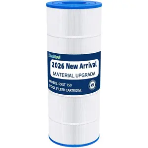 CC1500 Pool Filter Cartridges Compatible with Hayward XStream CC1500, Replacement for Hayward CCX1500RE, Pleatco PXST150, Unicel C-8316, 150 sq.ft