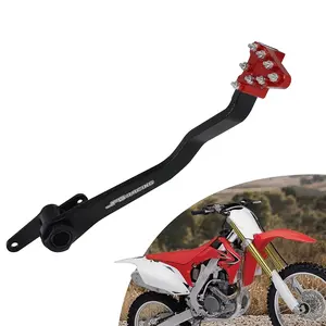 Dirt Bike Rear Foot Brake Pedal Pit Bike CNC Aluminum Foot Brake Lever for Dirt Bike 50cc 110cc 125cc CRF DRZ KLX CR YZ TTR SSR Tao Tao