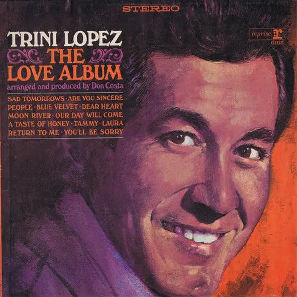 Trini Lopez - The Love Album (1964, Reprise Records) VG+/VG+