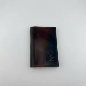 Marbled Horween Shell Cordovan Card Holder