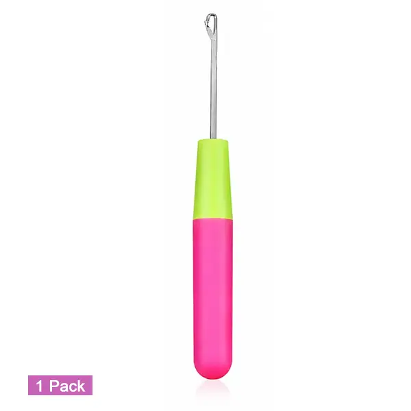 Wigcool Hair Crochet Latch Hook Tool - Easy-to-Use Braiding Accessory for Locs, Extensions, Fashion Styling