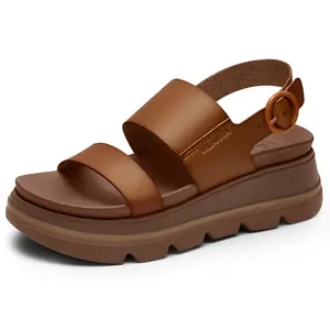 Vilanva women’s platform walking sandals with soft insoles, low wedges, comfortable design and buckle closure—perfect for trendy summer outfits in 2026 #SummerVibes