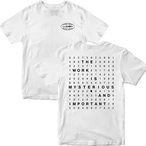 The number Lumon TShirt The Work Is Mysterious And Important Shirt Severance Gift, sweatshirt, Hoodie Top