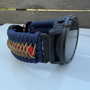 Quick Fit Paracord Watchband, personalized to replace bands for Garmin 20mm, 22mm and 26mm