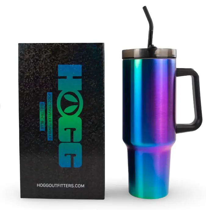 40 oz Rainbow Plated- Electroplated Tumbler Drinkware