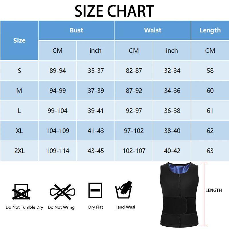 Men Body Shaper Sauna Sweat Vest Workout Tank Top Abdomen Reducer Waist Trainer Belly Shapewear with Zipper Compression Garment Compression Shirt Activewear Men Body Shaper Sauna Sweat Vest Workout Tank Top Abdomen Reducer Waist Trainer Belly Shapewear with Zipper Compression Garment Compression Shirt Activewear