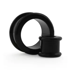 Black Silicone Tunnels (CLOSE OUT)