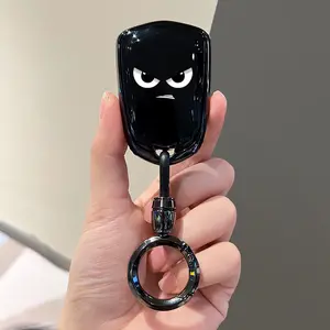 ACEBOY for Cadillac Key fob Cover case Keychain,Soft TPU Key case,Skin,5-6 Buttons Compatible with CT6 XT5 CTS XTS SRX ATS STS Remote Key Vehicle Accessories