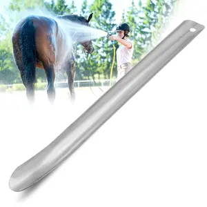 Jeffers Contoured Aluminum Sweat Scraper for Horses Jeffers Contoured Aluminum Sweat Scraper for Horses