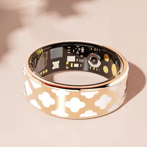 Activity Tracker Ring - All-day Step Counter Sleep Recorder, IP68 Waterproof Smart Fitness Ring for Men Women, 2 Weeks Battery Life