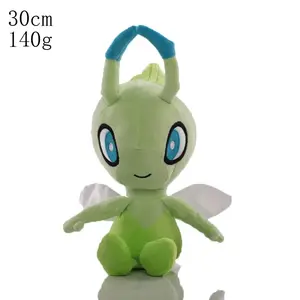 Pokemon Pikachu Plush Mew Jirachi Celebi Quilava Sprigatito Smoochum Elekid Peluche Toys Hobbies Exquisite Gift
