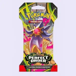 (1)- Pack Trading Card Game Mega Evolution Perfect Order Booster Pack