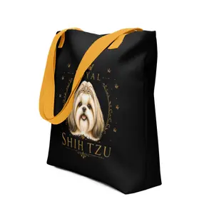 Royal Shih Tzu Signature Gold Tote Bag – Exclusive Permanent Boutique Collection