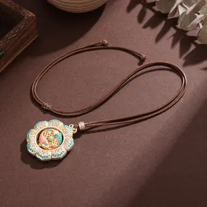 Filigree Enamel Spinning Koi Pendant | Good Luck and Wishes | Wealth and Longevity summerwins