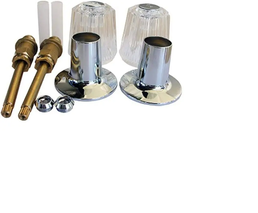 LARSEN SUPPLY CO. INC. 01-9171 Price2Val Hand Reb Kit with Chrome Finish and Brass Components for Hand Rebate Applications
