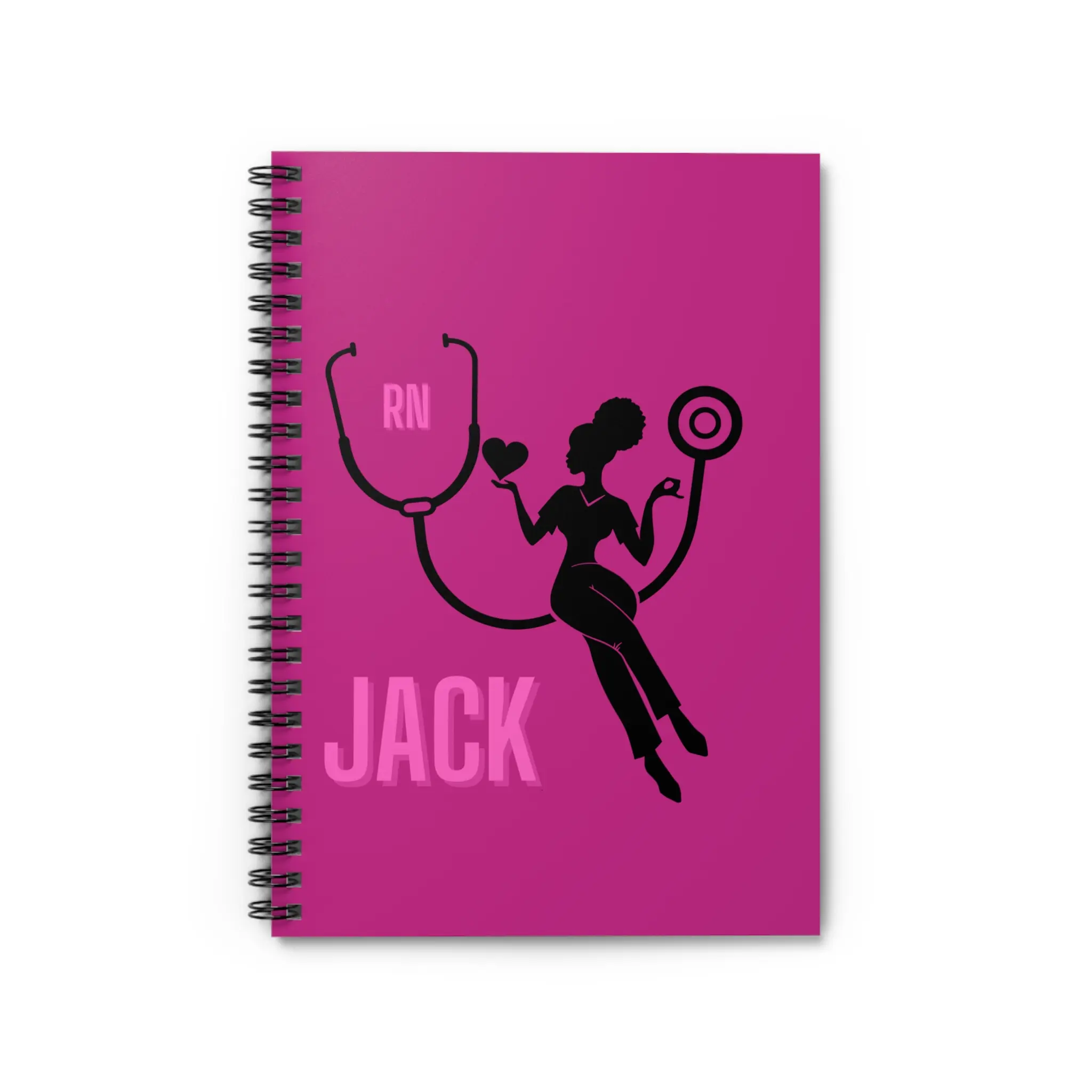 Personalized RN Spiral Notebook - Perfect Gift for Nurses, Healthcare Students, Medical Journaling, Unique Stationery