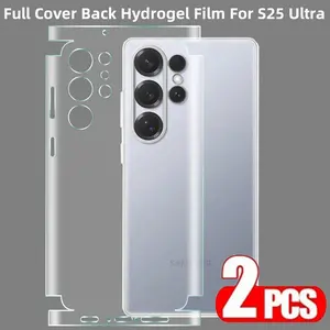 2PCS Back Hydrogel Film For Samsung Galaxy S25 S24 Ultra Plus Matte Clear HD Screen Protector S25 Plus S25 Ultra Protective Film