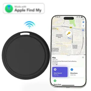Car GPS Tracker Set, GPS Tracking, 1/2/4 Pieces, Apple Find My iOS Compatible, Shockproof Silicone Case, Air Tag, Wallet Luggage Car Pet Elderly Finder, Smart Tag