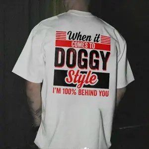 When It Comes To Style T-shirt, Printed Letter Crewneck Back Sided T-shirts, Shirt, Vintage Shirt, Retro Graphic Tees