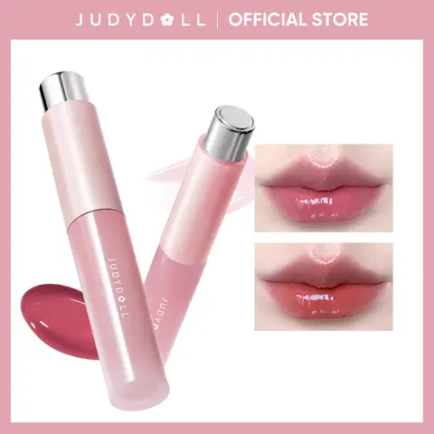 [Any 4 items] JUDYDOLL Hydrating Lip Oil, Glossy Moisturizing Lip Gloss, Lightweight Non-Sticky Lipstick Oil, High Shine Lip Makeup, Nourishing & Smoothing, Crystal Clear Gloss Finish, Soft Moisture Care, Daily Lip Cosmetic, Beginner Friendly Makeup