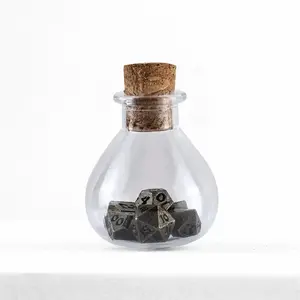 Unseelie Potion Bottle Mini Metal Polyhedral (D&D) Dice Set (7)
