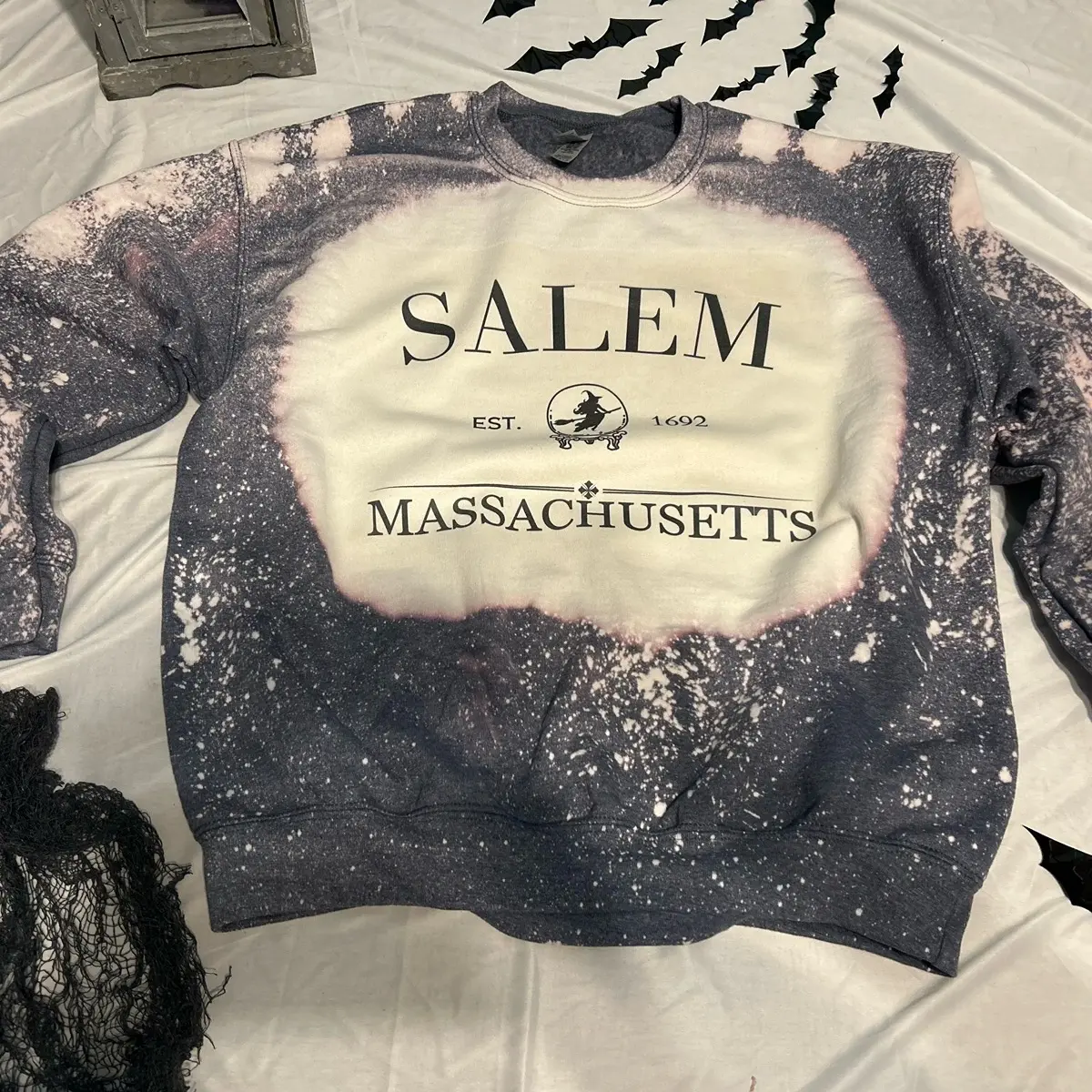 Bleached Sweatshirt  Long Sleeve