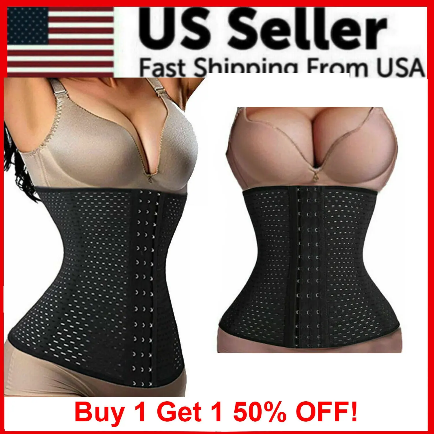 Corset Waist Trainer Training Shaper Body Shapewear Underbust Cincher Tummy Belt Does not apply