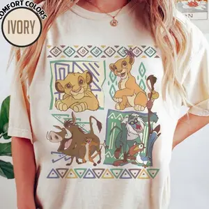 Retro 90s Safari Lion Comfort Colors Shirt Vintage Hakuna Matata Tee Theme Park Trip Shirt, Outfit Summer 2026