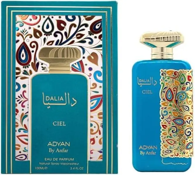 Adyan Dalia Ciel Extrait de Parfum for Women - Original Fragrance From Dubai - With Top notes of Orange, Mandarin Orange, Litchi, Rhubarb, Bergamot & Nutmeg