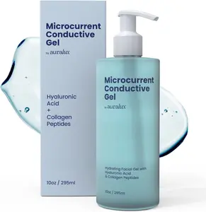 AuraLux Conductive Gel for Microcurrent Devices — Collagen + HA, 10oz