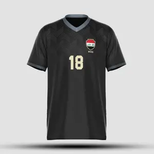 2026 Iraq National Soccer Team Custom Jersey Shirt, Patriotic Football Jersey, All Over Print Unisex Soccer Jersey, Sports Fan Apparel Top