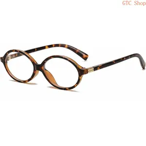 Retro Oval Round Blue Light Blocking Glasses for Women & Men, Classic Tortoise Shell Frame Nerd Style Eyewear, Lightweight Comfortable Non-Prescription Spectacles Ideal for Daily Office, Screen Use & Casual Fashion Wear