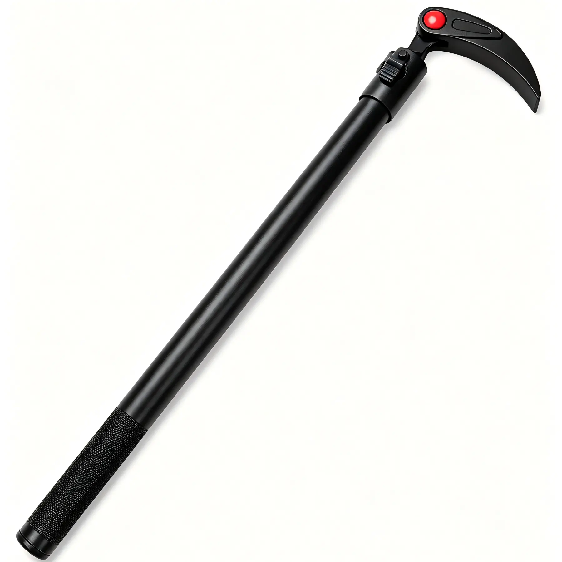 Heavy Duty Extendable Indexing Pry Bar - 29-48 in Adjustable Angle Tool with 14-Position 180-Degree Rotating Head Attachment for Mechanics, Home Improvement Use