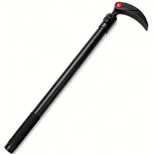 Heavy Duty Extendable Indexing Pry Bar - 29-48 in Adjustable Angle Tool with 14-Position 180-Degree Rotating Head Attachment for Mechanics, Home Improvement Use